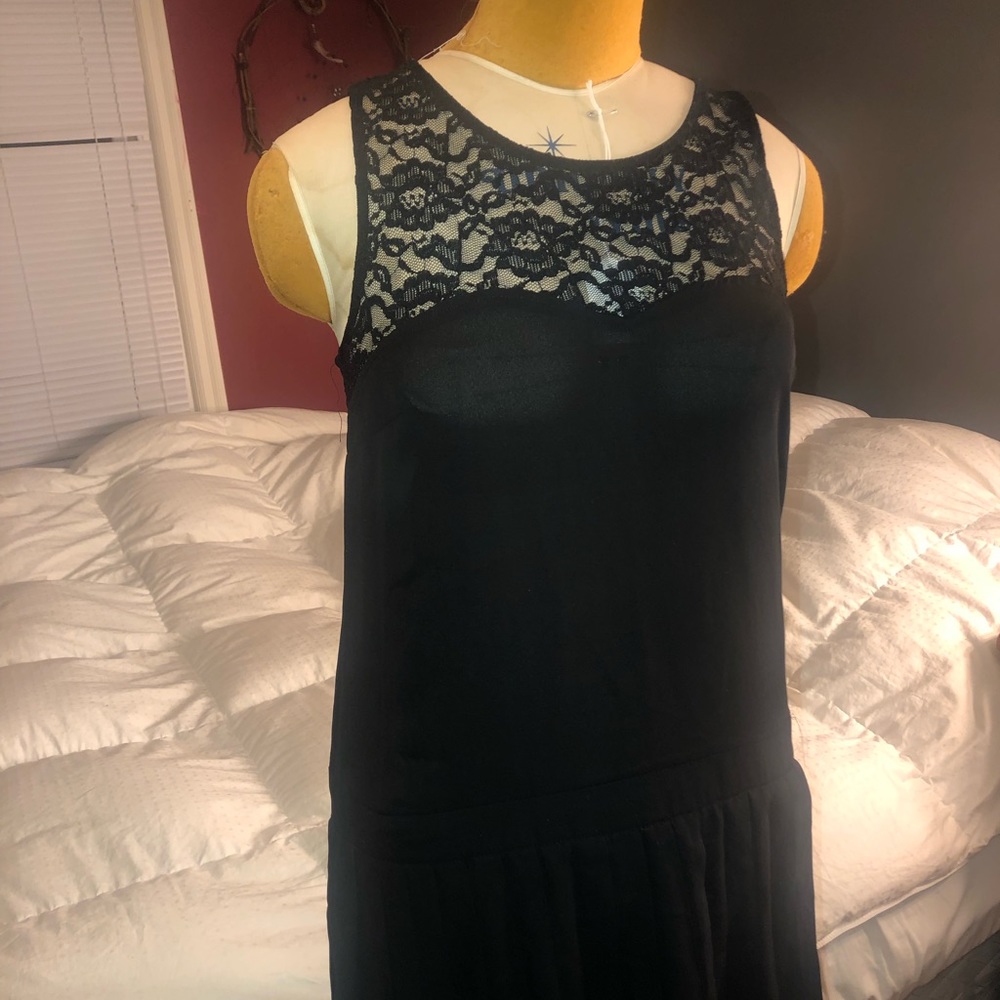 Pleated skirt swingers dress